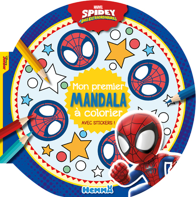 Picture of Marvel Spidey et ses amis extraordinaires - Mon premier mandala à colorier - Avec stickers !