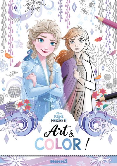 Picture of Disney La Reine des Neiges 2 - Art & Color ! (Elsa et Anna fond hiver)