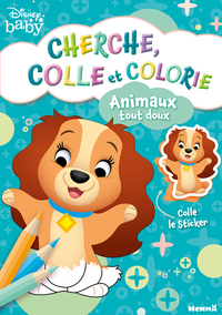 Picture of Disney Baby - Cherche, colle et colorie - Animaux tout doux