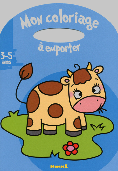 Image de Mon coloriage à emporter (3-5 ans) (vache)