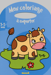 Image de Mon coloriage à emporter (3-5 ans) (vache)