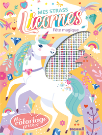 Picture of Mon coloriage précieux - Mes strass licornes - Fête magique