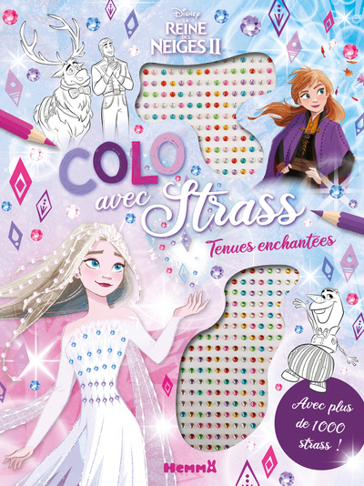 Picture of Disney La Reine des Neiges 2 - Colo avec strass - Tenues enchantées - Avec plus de 1000 strass !