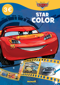 Picture of Disney Pixar Cars - Star Color (Flash McQueen fond bleu)