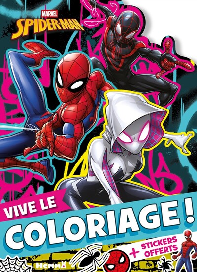 Picture of Marvel Spider-Man - Vive le coloriage ! (Spider-Man et Ghost-Spider fond rose)