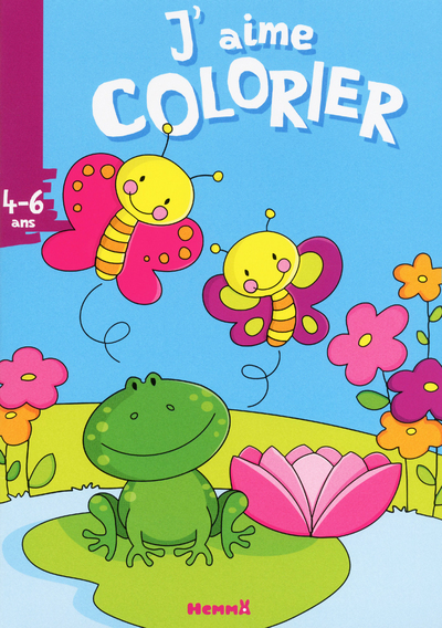 Picture of J'aime colorier 4-6 ans (grenouille)