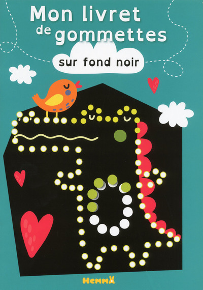 Image de Mon livret de gommettes sur fond noir (Crocodile)