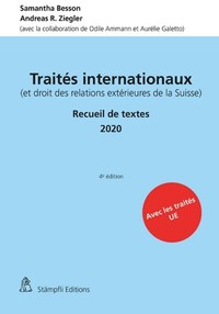Image de Traités internationaux (et droit des relations extérieures de la Suisse)