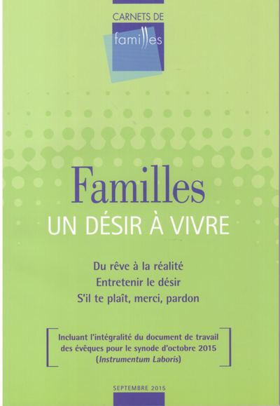 Image de CARNETS DE FAMILLES - UN DESIR A VIVRE