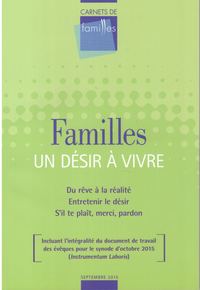 Image de CARNETS DE FAMILLES - UN DESIR A VIVRE