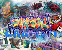 Image de Safari graffiti - l'abécédaire bestiaire géant