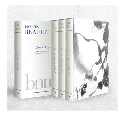 Picture of Jacques Brault, oeuvres I à IV (1965-2022), coffret