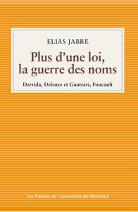 Picture of Plus d'une loi, la guerre des noms
