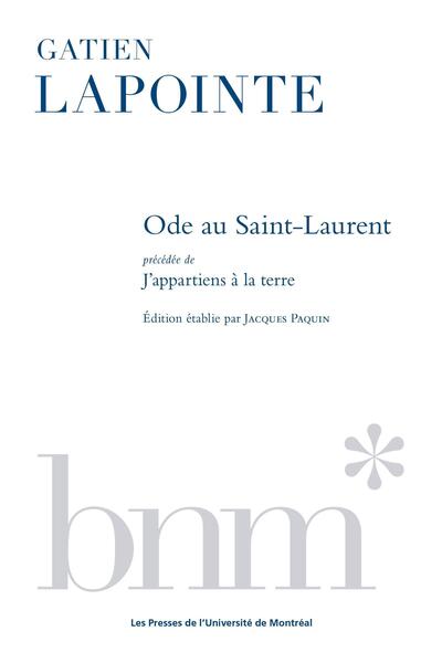 Picture of Ode au Saint-Laurent