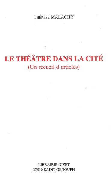 Image de Le Théâtre dans la cité