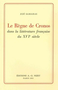 Image de Le Règne de Cronos dans la littérature française du XVIe siècle