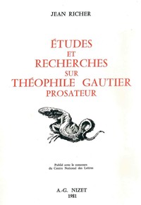 Image de Études et recherches sur Théophile Gautier prosateur