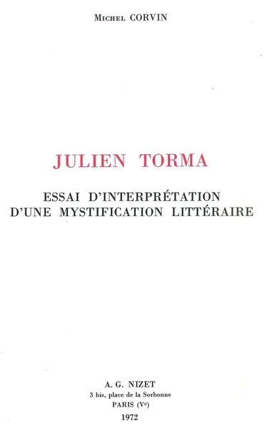 Image de Julien Torma