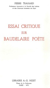 Image de Essai critique sur Baudelaire poète