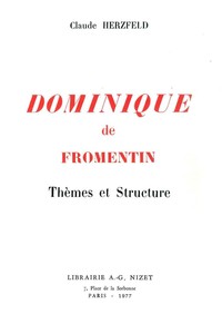 Image de Dominique de Fromentin