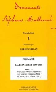 Image de Documents Stéphane Mallarmé - Nouvelle série I
