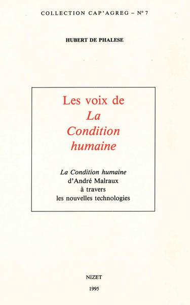 Picture of Les Voix de La Condition humaine