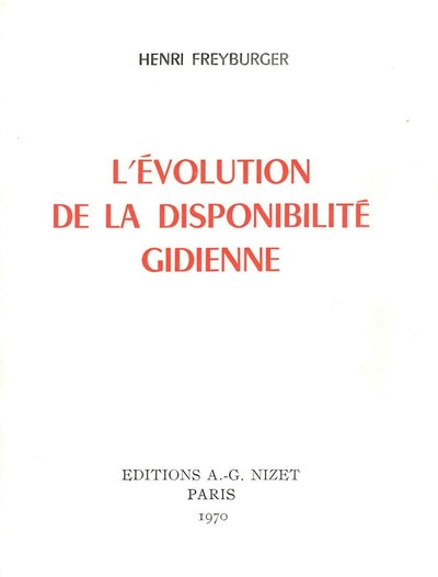 Image de L'Évolution de la disponibilité gidienne