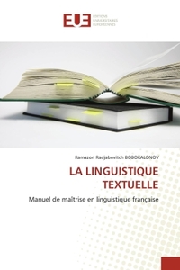 Picture of LA LINGUISTIQUE TEXTUELLE