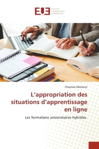 Picture of L'appropriation des situations d'apprentissage en ligne