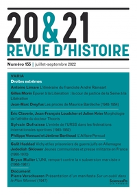 Picture of 20&21. Revue d'histoire 155