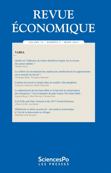 Picture of Revue économique T75-2