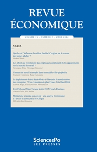 Picture of Revue économique T75-2