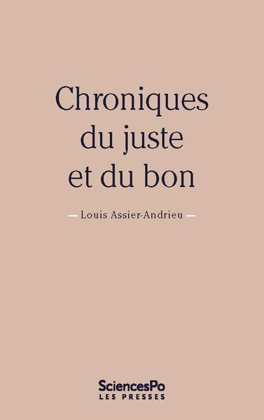 Picture of Chroniques du juste et du bon