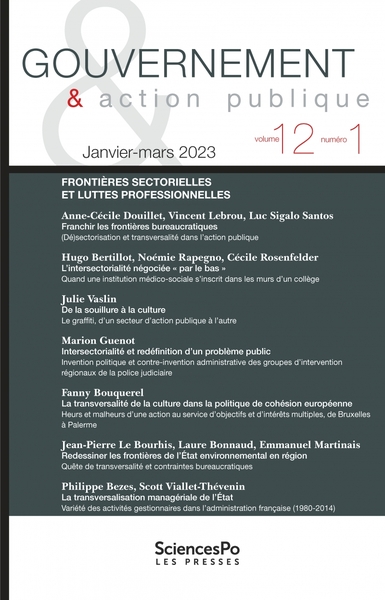 Image de Gouvernement et action publique T12-1 - Frontières sectoriel