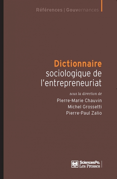 Image de Dictionnaire sociologique de l'entrepreneuriat