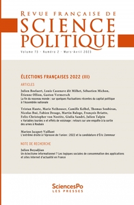 Image de Revue française de science politique T73-2 - Élections franç