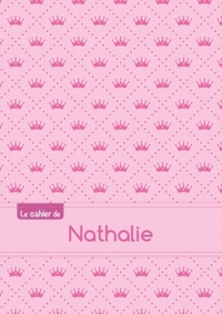 Image de CAHIER NATHALIE BLANC,96P,A5 PRINCESSE