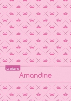 Picture of Le cahier d'Amandine - Blanc, 96p, A5 - Princesse