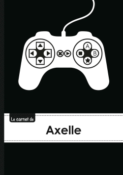 Picture of Le carnet d'Axelle - Lignes, 96p, A5 - Manette jeu vide´o