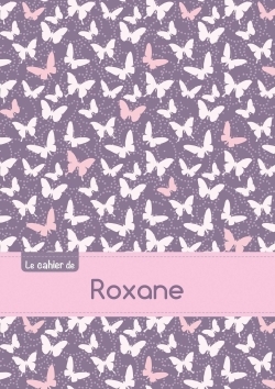 Picture of CAHIER ROXANE PTSCX,96P,A5 PAPILLONSMAUVE