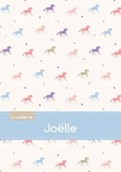 Image de Le cahier de Joëlle - Petits carreaux, 96p, A5 - Chevaux