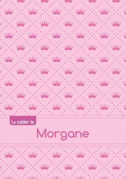 Picture of CAHIER MORGANE BLANC,96P,A5 PRINCESSE