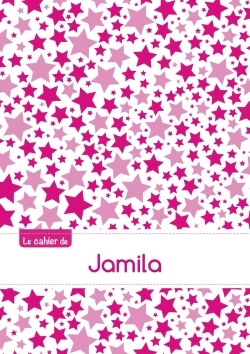 Picture of Le cahier de Jamila - Petits carreaux, 96p, A5 - Constellation Rose