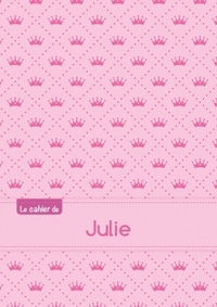 Picture of Le cahier de Julie - Petits carreaux, 96p, A5 - Princesse
