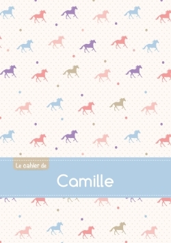 Picture of Le cahier de Camille - Blanc, 96p, A5 - Chevaux