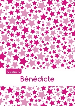 Picture of Le cahier de Bénédicte - Blanc, 96p, A5 - Constellation Rose