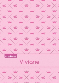 Image de CAHIER VIVIANE BLANC,96P,A5 PRINCESSE