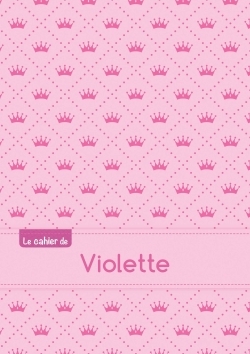 Picture of CAHIER VIOLETTE PTSCX,96P,A5 PRINCESSE