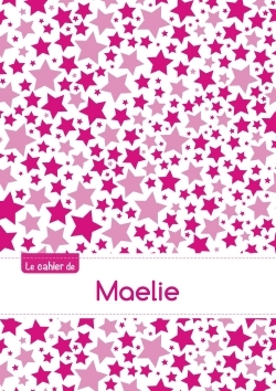 Picture of CAHIER MAELIE BLANC,96P,A5 CONSTELLATIONROSE