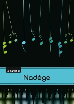 Picture of CARNET NADEGE MUSIQUE,48P,A5